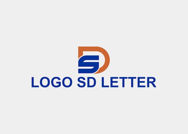 Logo sd letra nombre de la empresa