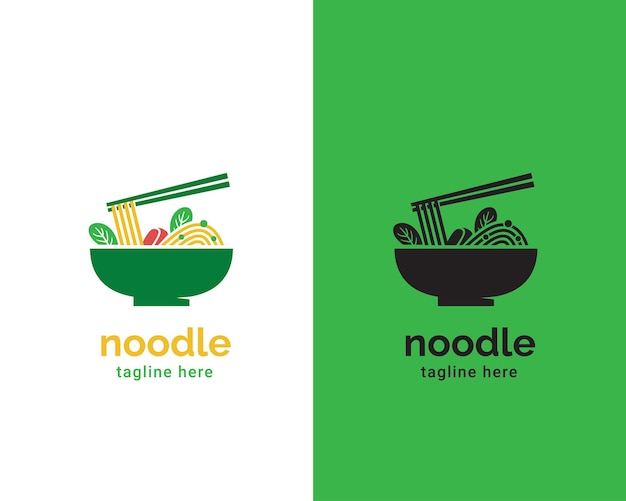 logo de sopa de fideos de verduras