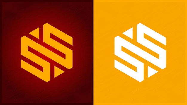 El logo para el sss es rojo y amarillo sss logo lettering