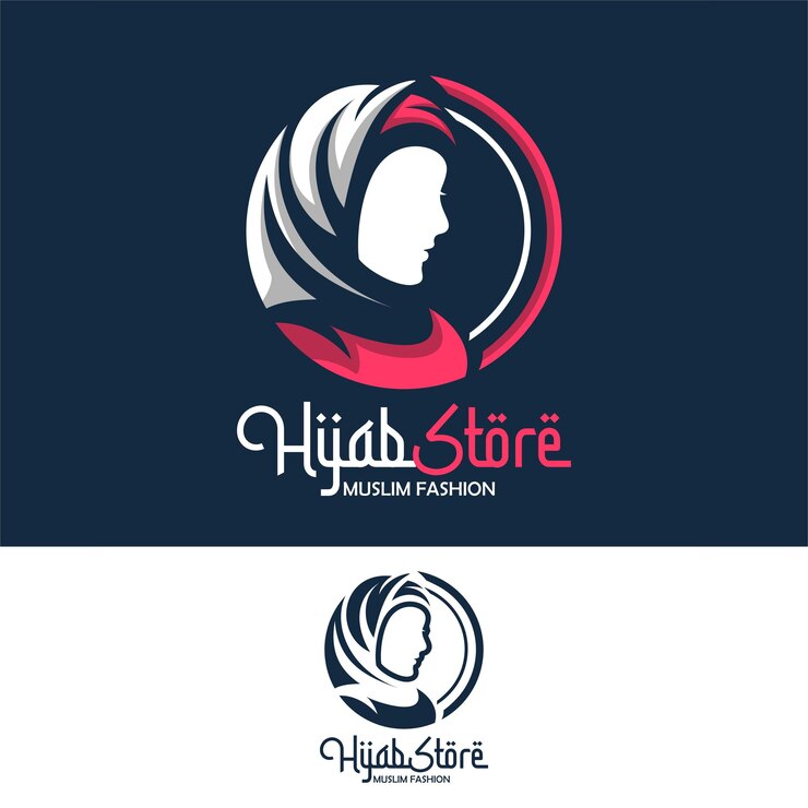 Vector logo de tienda de hijab