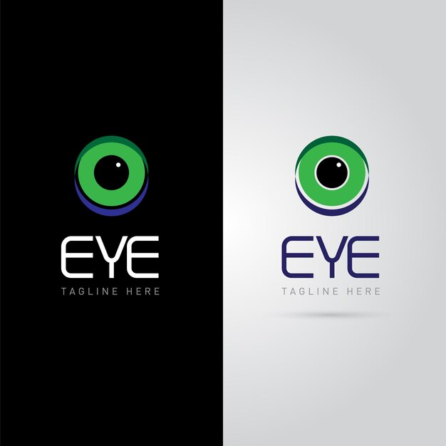 Un logo para una tienda de ojos llamada eye.