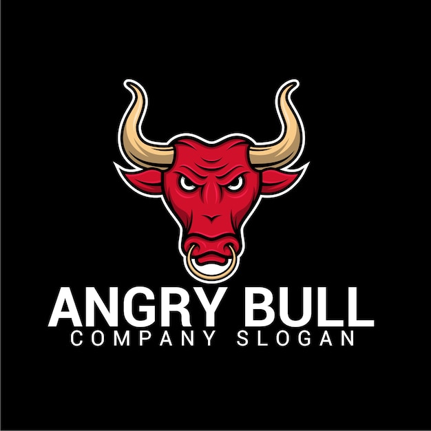 Logo del toro enojado