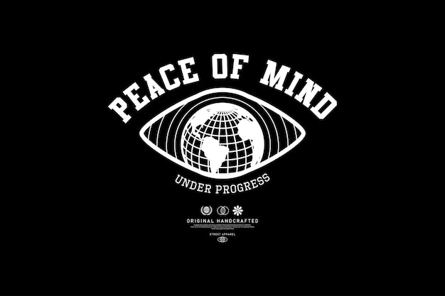 Un logo para la tranquilidad bajo el progreso