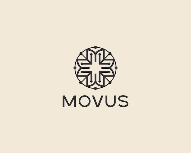 LOGO VECTOR DE LUJO DE MOVUS