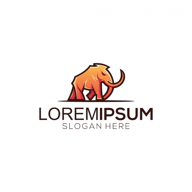 Logo de vector de mamut