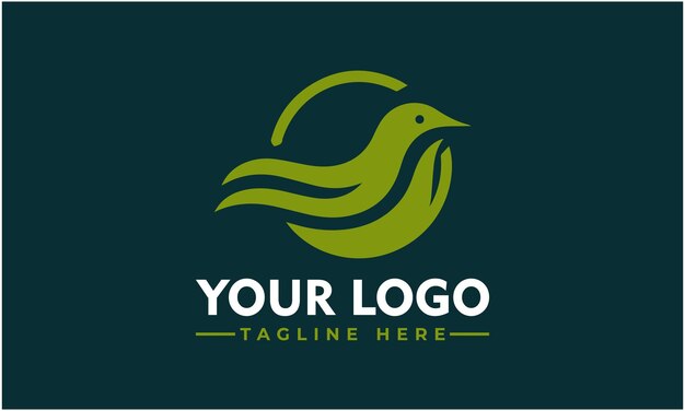 Logo de vector de pájaro zumbador logo de vector de águila para pequeñas empresas