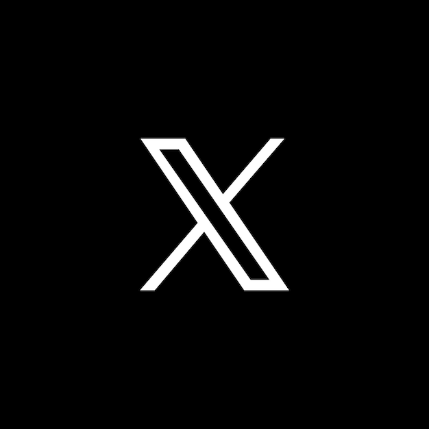 Vector logo x _nuevo logo de twitter la aplicación para todo