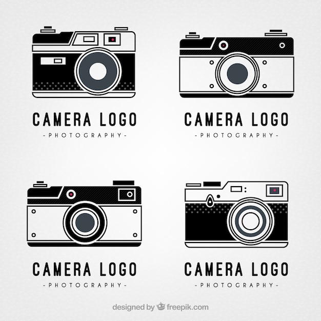 Logos de cámara retro