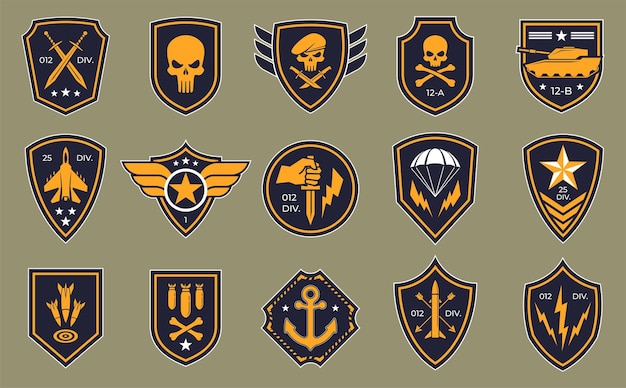 Logos de grupos militares