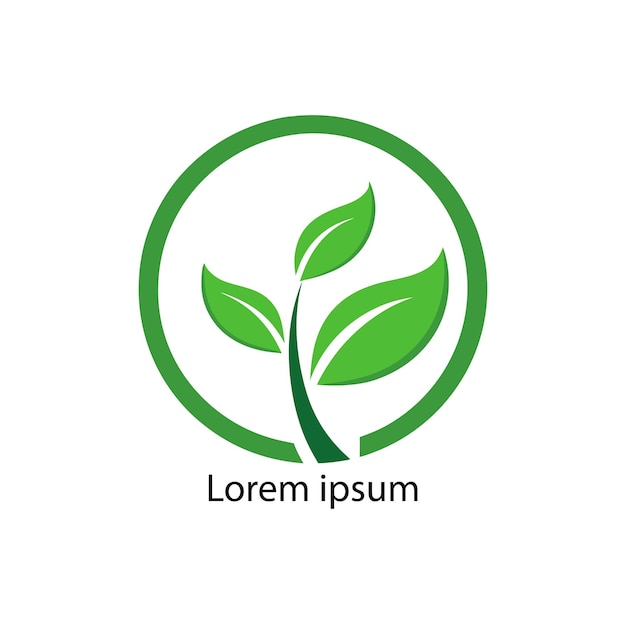 Logos de hojas inspirados en la naturaleza