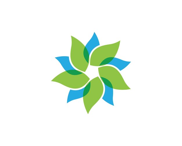 Logos naturaleza elemento vector icono