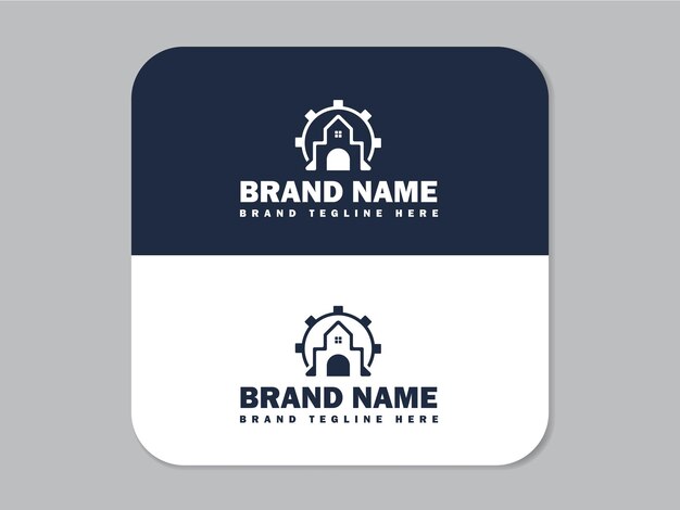 Logos únicos y modernos de bienes raíces Nombres creativos de empresas para el hogar y los logotipos de las marcas comerciales