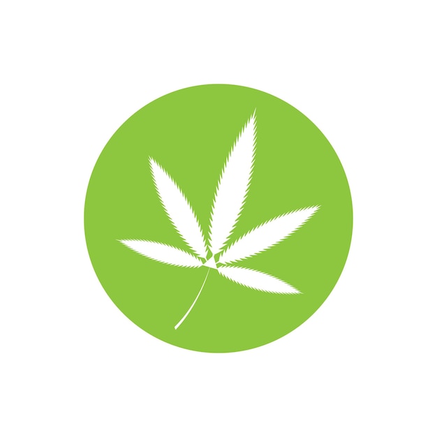 Logos de vector de elemento de naturaleza de ecología de hoja de árbol verde
