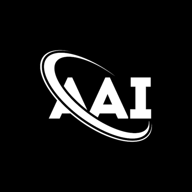 Logotipo de aai aai letra aai letra diseño de logotipo iniciales logotipo aai vinculado con círculo y mayúscula logotipo de monograma aai tipografía para negocios tecnológicos y marca inmobiliaria