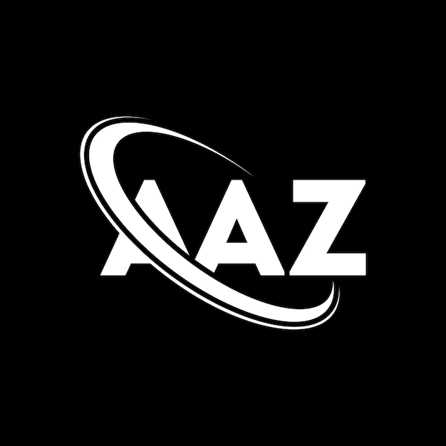 Logotipo AAZ letra AAZ letra diseño de logotipo Iniciales logotipo AAZ vinculado con círculo y mayúscula logotipo monograma AAZ tipografía para negocios de tecnología y marca inmobiliaria
