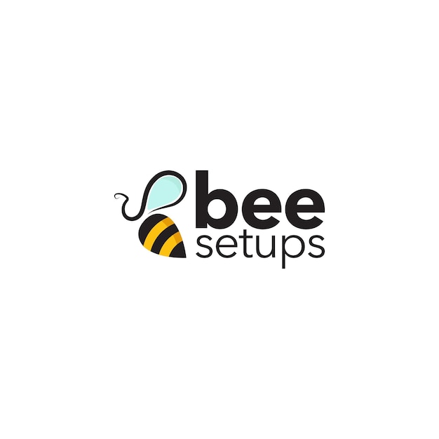 El logotipo de la abeja que incorpora la letra B