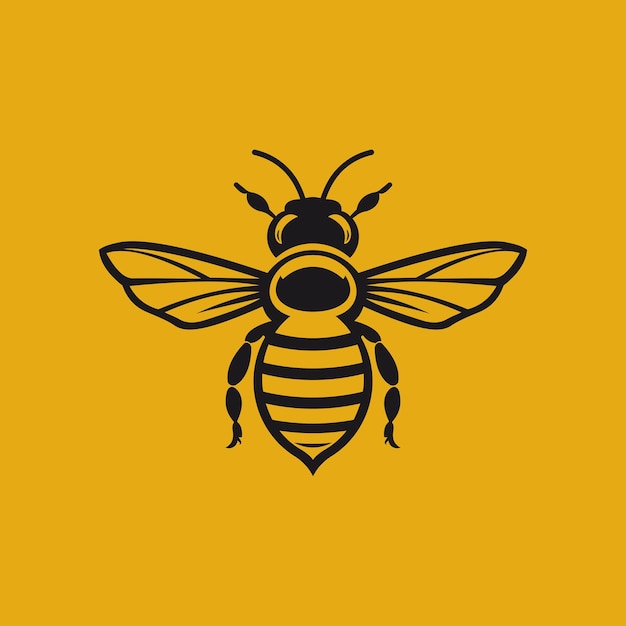 El logotipo de la abeja