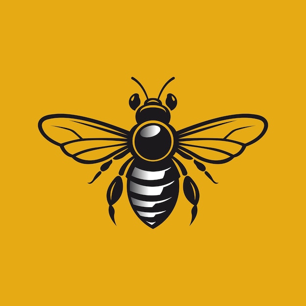 El logotipo de la abeja