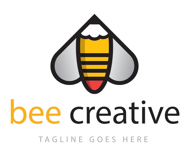 El logotipo de la abeja