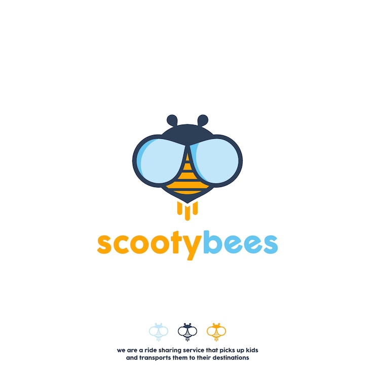 Vector logotipo de abeja