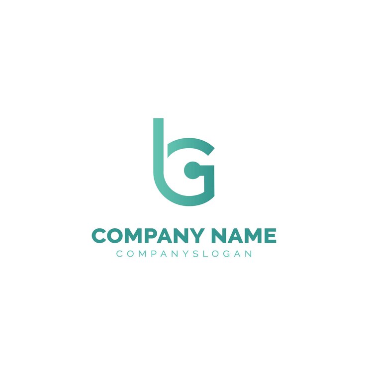 Vector logotipo abstracto bc