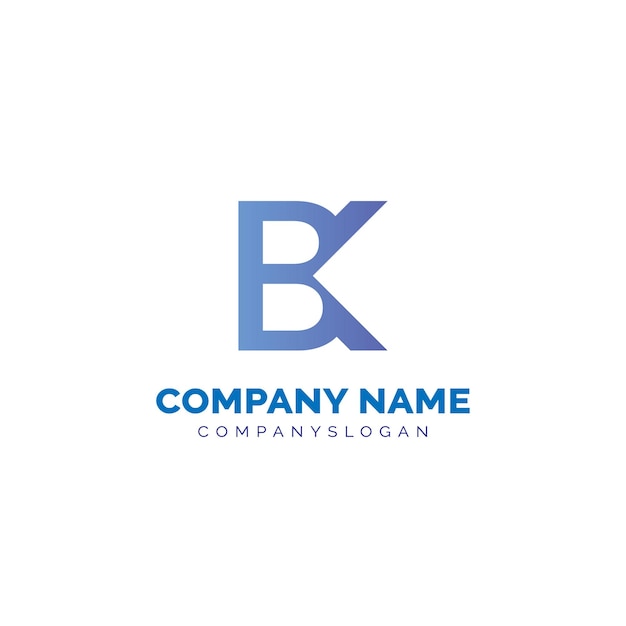 Logotipo abstracto BK