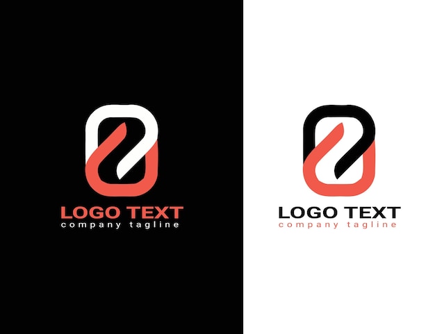 Logotipo abstracto con diseño de icono minimalista