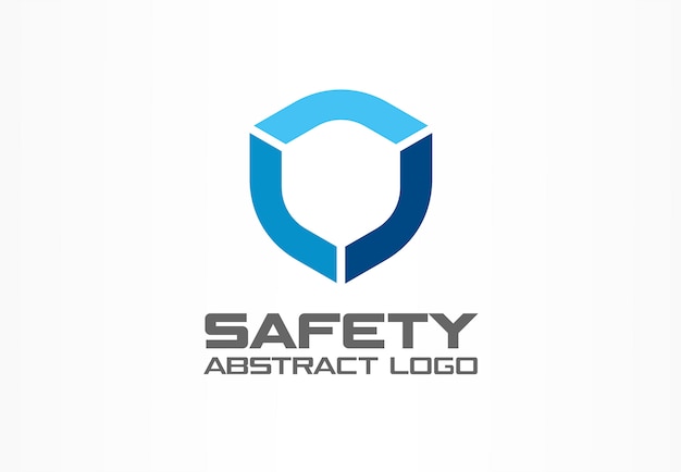 Logotipo abstracto para empresa comercial. Elemento de identidad corporativa