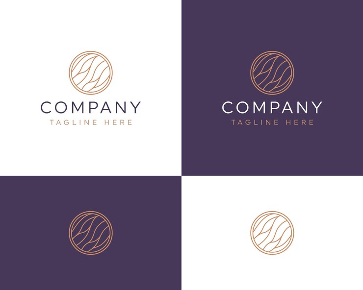 Logotipo abstracto de empresa y empresa universal y global signo y símbolo logo vector imagen