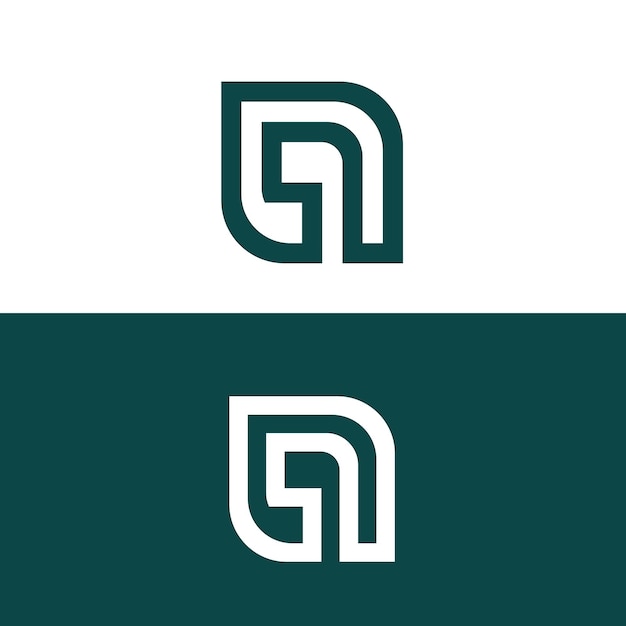 logotipo abstracto de la hoja