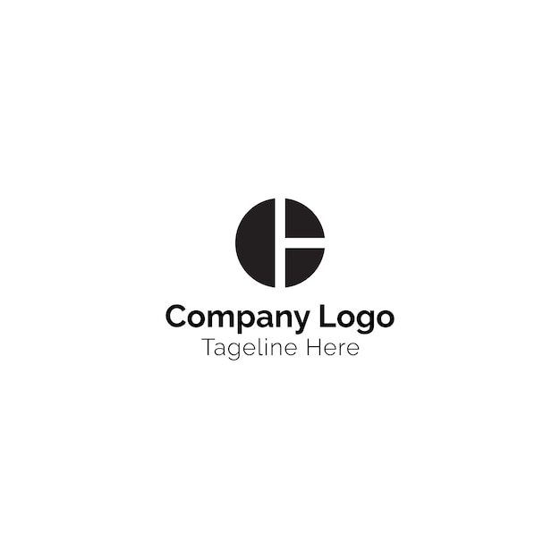 Logotipo abstracto de la letra C
