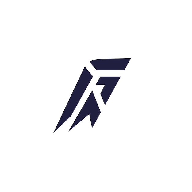 logotipo abstracto letra f