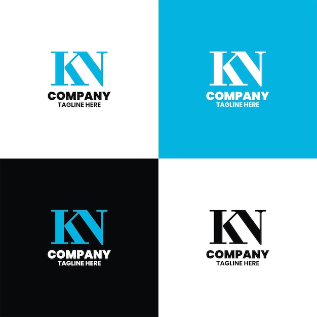 logotipo abstracto con letras y entorno junto con colores elegantes