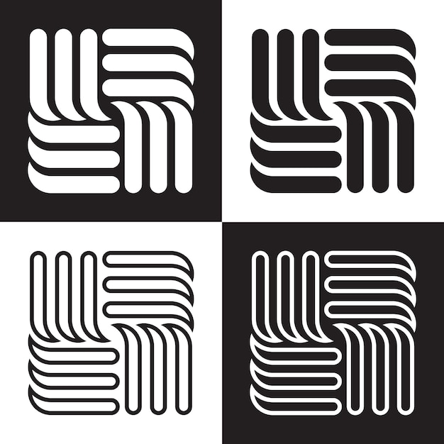 Logotipo abstracto moderno