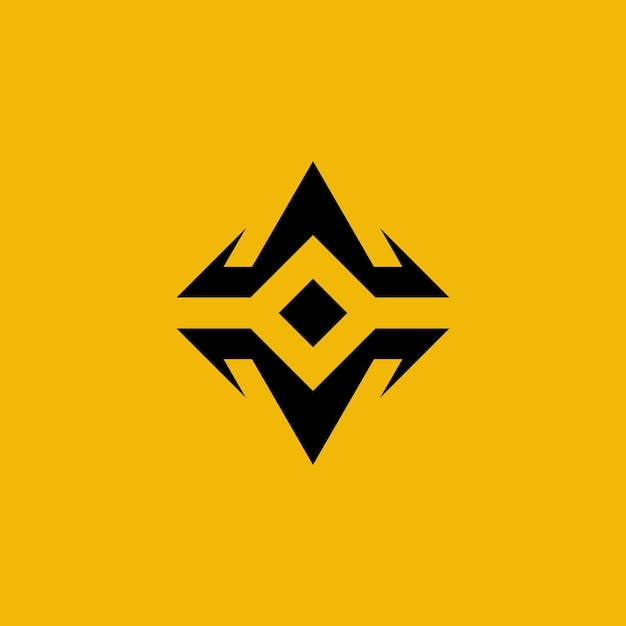 logotipo abstracto del monograma AV o VA de la letra moderna