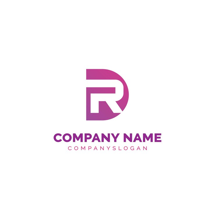 Vector logotipo abstracto r