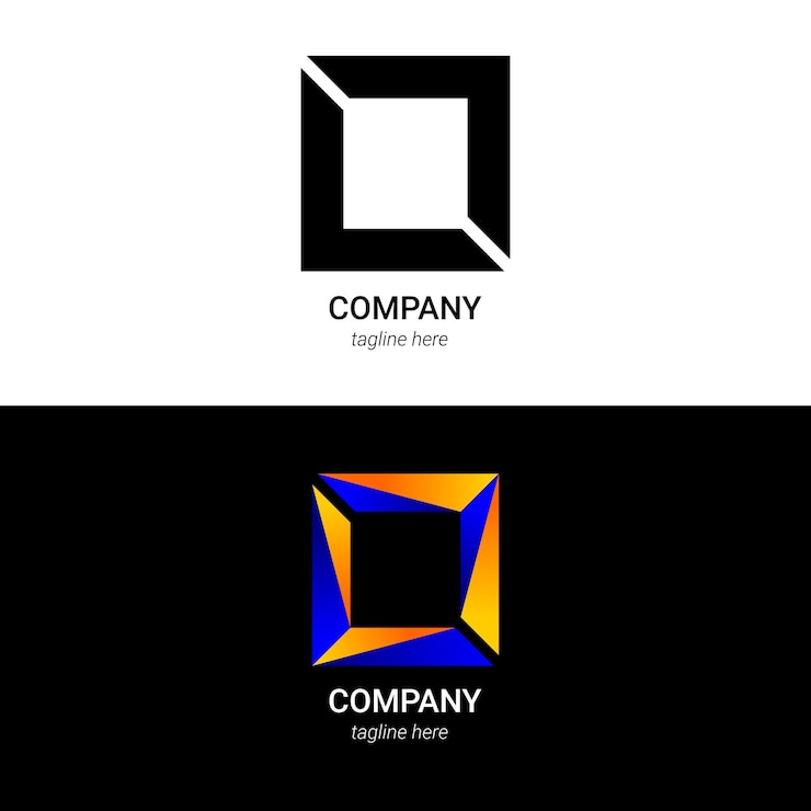 Vector logotipo abstracto vector premium