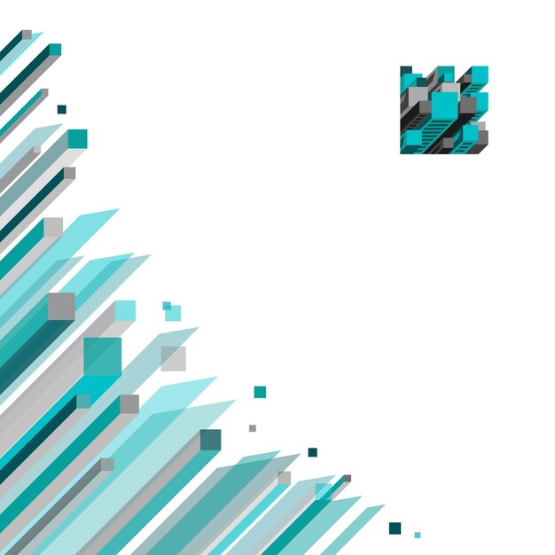 Logotipo abstracto vectorial e ilustración de patrón geométrico para el diseño de estilo corporativo