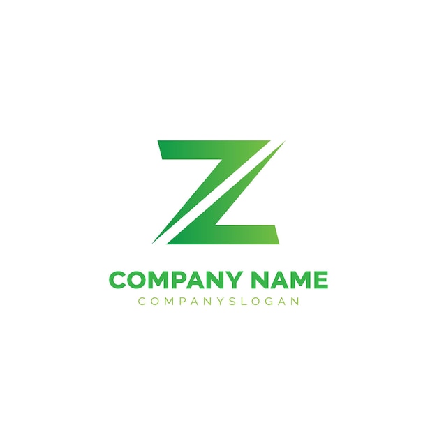 El logotipo abstracto de Z