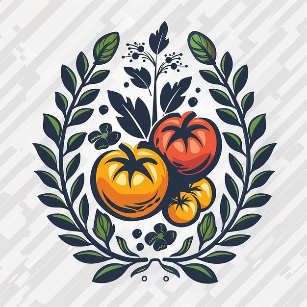 Vector el logotipo de la academia de gastronomía