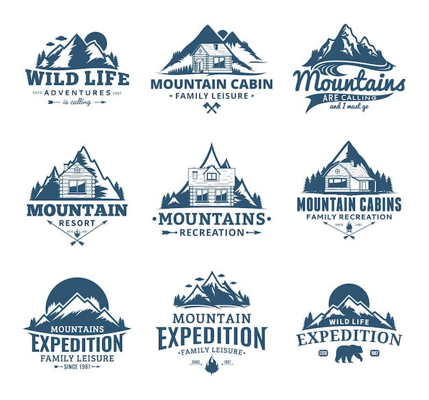 Logotipo de las actividades recreativas de montaña y al aire libre