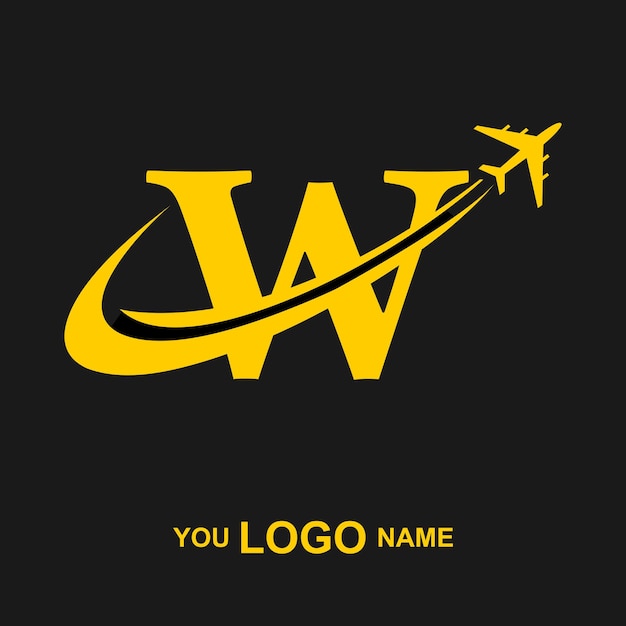 Logotipo de la aerolínea Logotipo de viaje Logotipo de inmigración