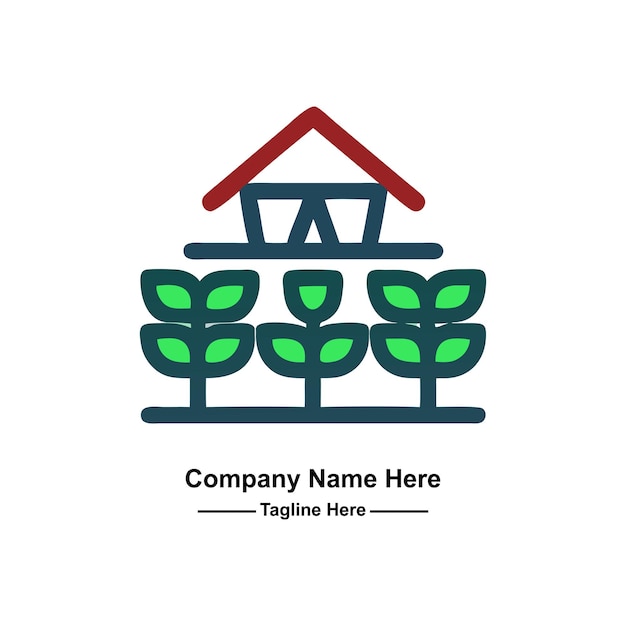 un logotipo de agricultura profesional aquí