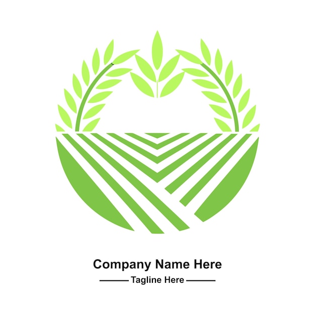 un logotipo de agricultura profesional aquí