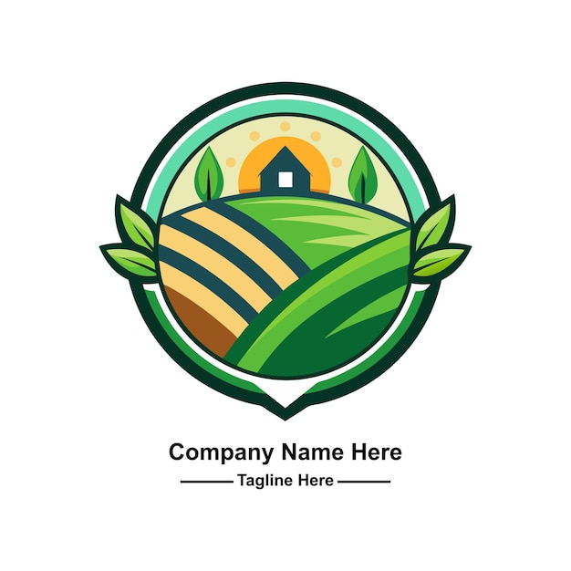 un logotipo de agricultura profesional aquí
