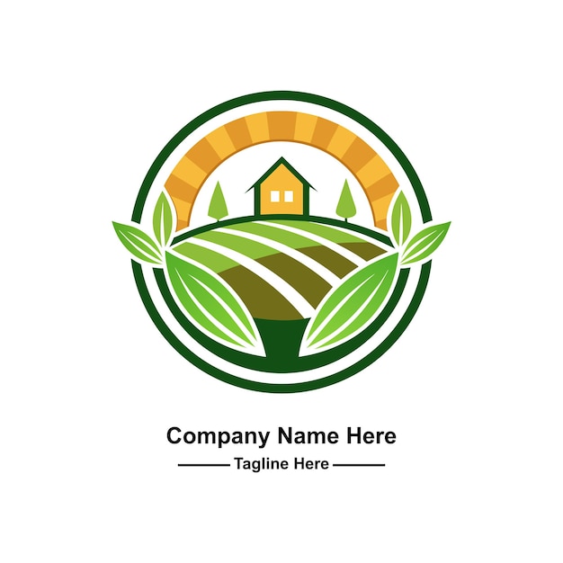 un logotipo de agricultura profesional aquí