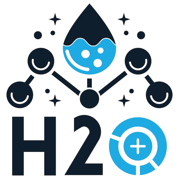 Logotipo de agua Logotipo de punto de agua