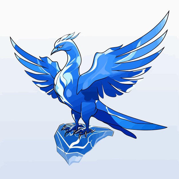 Vector el logotipo del águila azul