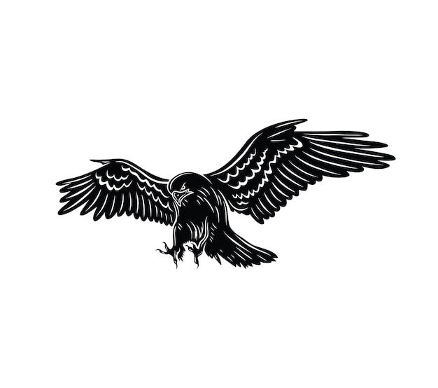 Logotipo de águila, diseño de vectores de arte