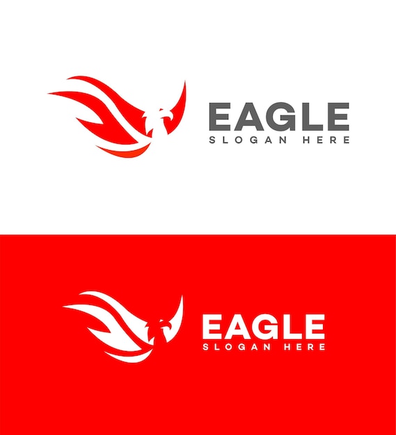 El logotipo del águila Icono de la marca Identidad Signo Símbolo plantilla